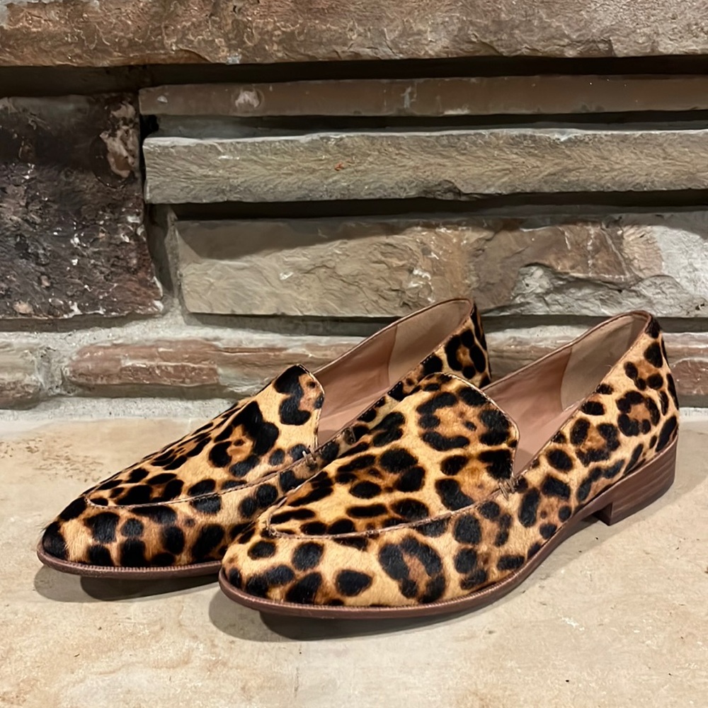 Madewell The Frances Loafer Leopard Calf Skin
